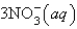 <strong>An aqueous solution of potassium chloride is mixed with an aqueous solution of sodium nitrate. The net ionic equation contains which of the following species (when balanced in standard form)?</strong> A) B) C) D) E) No net ionic equation exists for this reaction.