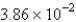 <strong>Convert: 38.6 L = _____________ mL.</strong> A) mL B) mL C) mL D) mL E) 3.86 mL