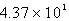 <strong>What is the result of the following multiplication expressed in scientific notation to the correct number of significant figures? (5.46 x 10<sup>3</sup>)(8.0 x 10<sup>-3</sup>)</strong> A) B) C) D) E)