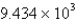 <strong>Convert 943.4 m to decimeters.</strong> A) dm B) 94.34 dm C) 9.434 dm D) dm E) none of these