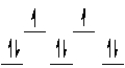 <strong>A complex ion is a square planar complex. It has a d<sup>8</sup> electron configuration. What is the most reasonable d orbital scheme for this complex?</strong> A) B) C) D) E)
