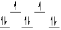 <strong>Which of the following crystal field diagrams is correct for Co(CN)<sub>6</sub><sup>4-</sup>, where CN<sup>-</sup> is a strong-field ligand?</strong> A) B) C) D) E) none of these