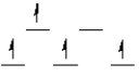 <strong>Which of the following crystal field diagrams is correct for Mn(CN)<sub>6</sub><sup>3-</sup> , where CN<sup>-</sup> is a strong-field ligand?</strong> A) B) C) D) E) none of these