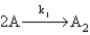 <strong>Two isomers (A and B) of a given compound dimerize as follows:     Both processes are known to be second order in reactant, and k<sub>1</sub> is known to be 0.25 L/mol • s at 25° C, where Rate   In a particular experiment, A and B were placed in separate containers at 25° C, where [A]<sub>0</sub> = 1.0 × 10<sup>-2</sup> M and [B]<sub>0</sub> = 2.5 × 10<sup>-2</sup> M. It was found that [A] = 3[B] after the reactions progressed for 3.0 min.Calculate the half-life for the reaction involving A.</strong> A) 4.0 × 10<sup>2</sup> s B) 1.8 × 10<sup>2</sup> s C) 2.5 × 10<sup>3</sup> D) 1.7 × 10<sup>1</sup> s E) none of these <div style=padding-top: 35px> 