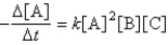 <strong>Consider the reaction 3A + B + C → D + E Where the rate law is defined as   An experiment is carried out where [B]<sub>0</sub> = [C]<sub>0</sub> = 1.00 M and [A]<sub>0</sub> = 2.46× 10<sup>-4</sup> M. After 2.96 min, [A] = 3.20× 10<sup>-5</sup> M. What is the value of k?</strong> A) 8.30× 10<sup>7</sup> L<sup>3</sup>/mol<sup>3</sup> • s B) 4.02× 10<sup>-7</sup> L<sup>3</sup>/mol<sup>3</sup> • s C) 2.14× 10<sup>-5</sup> L<sup>3</sup>/mol<sup>3</sup> • s D) 1.53× 10<sup>2</sup> L<sup>3</sup>/mol<sup>3</sup> • s E) 9.18× 10<sup>3</sup> L<sup>3</sup>/mol<sup>3</sup> • s <div style=padding-top: 35px> 