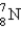 <strong>Which is the symbol for the isotope of nitrogen that has 7 protons and 8 neutrons?</strong> A) B) C) D)