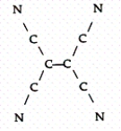 Tetracyanoethylene has the skeleton shown below: From its Lewis structure determine the following: -How many sigma and pi bonds are in the molecule?