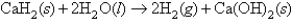 <strong>Calcium hydride combines with water according to the equation:   Beginning with 84.0 g of CaH<sub>2</sub> and 42.0 g of H<sub>2</sub>O,what volume of H<sub>2</sub> will be produced at 273 K and a pressure of 1327 torr?</strong> A)29.9 L B)15.0 L C)   L D)25.7 L E)none of these <div style=padding-top: 35px> 