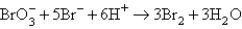 <strong>The balanced equation for the reaction of bromate ion with bromide ion in acidic solution is given by: At a particular instant in time,the value of is mol/L s.What is the value of in the same units?</strong> A) B) C) D) E)