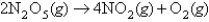 <strong>For the reaction ,the following data were collected: -The order of this reaction in N<sub>2</sub>O<sub>5</sub> is</strong> A)0 B)1 C)2 D)3 E)none of these