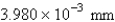 <strong>Convert 0.3980 m to mm.</strong> A) B) C) D) E)