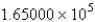 <strong>Express 165,000 in exponential notation.</strong> A) B) C) D) E)
