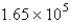 <strong>Express 165,000 in exponential notation.</strong> A) B) C) D) E)