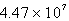 <strong>Convert 44.7 to .</strong> A) B) C) D) E)