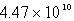 <strong>Convert 44.7 to .</strong> A) B) C) D) E)