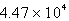 <strong>Convert 44.7 to .</strong> A) B) C) D) E)