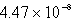 <strong>Convert 44.7 to .</strong> A) B) C) D) E)
