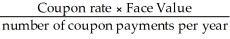 <strong>Which of the following formulas is incorrect?</strong> A)Yield to maturity for an n-period zero-coupon bond =   B)Price of an n-period bond =   +   + ...+   C)Price of an n-period bond = Coupon ×     +   D)Coupon =   <div style=padding-top: 35px> 