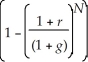 <strong>Which of the following formulas is INCORRECT?</strong> A)PV of a growing annuity = C × B)PV of an annuity = C × C)PV of a growing perpetuity = D)PV of a perpetuity =