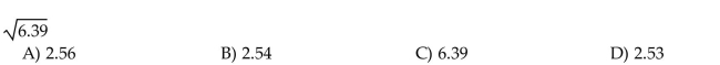 Find the square root, rounded to hundredths if necessary.