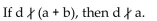 Classify as true or false, assuming that a, b, c, and d are whole numbers an