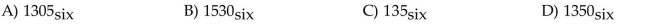 Convert the base-ten number to a number in the indicated base. 329 to base six