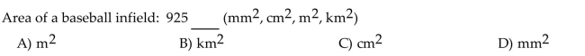 Choose the most reasonable unit of measure.