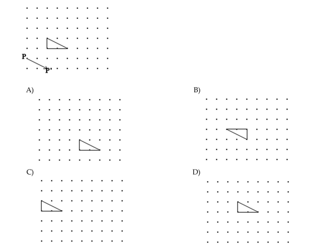 Find the image of the given figure under the translation that takes P to P'.
