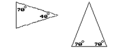 Tell whether the triangles are similar or not similar. - 