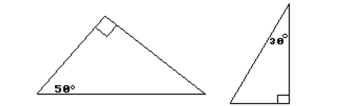 Tell whether the triangles are similar or not similar. - 