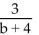 <strong>Find all numbers for which the rational expression is not defined. </strong> A)b = 0 B)b = 4 C)b = -4 D)None