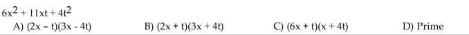 Factor by grouping.