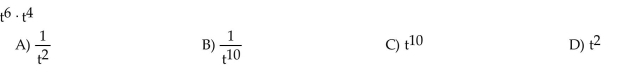 Express the following using negative exponents.