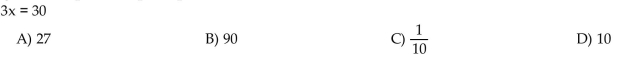 Solve the equation using the addition principle.