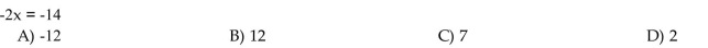 Solve the equation using the addition principle.