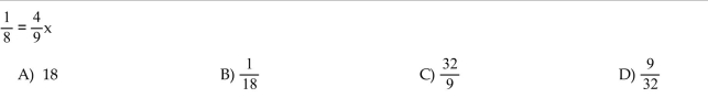 Solve the equation using the addition principle.
