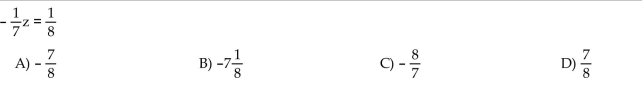 Solve the equation using the addition principle.