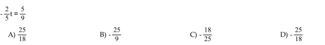 Solve the equation using the addition principle.