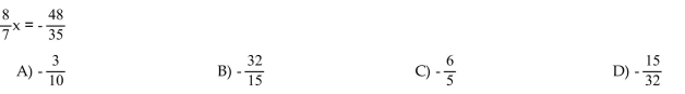 Solve the equation using the addition principle.