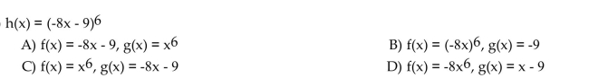 Find the requested composition of functions.