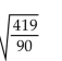 <strong>Determine the nature of the solutions of the equation. </strong> A)4.656 B)0.158 C)1842.254 D)2.158