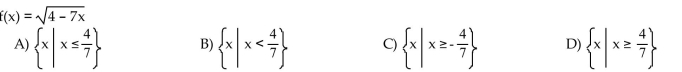 Find the domain of f.