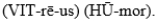 <strong>The pronunciation for the anatomic term that is the innermost layer of the eye that contains vision receptors is the</strong> A) B)(RET-i-nah). C) D)(OP-tik)(nurv).