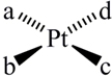 <strong>How many geometric isomers can the following square-planar complex have? </strong> A)1 B)2 C)3 D)4 E)6