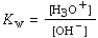 <strong>Which of the following is the correct equilibrium expression for the autoionization of water?</strong> A)K<sub>w</sub> = [H<sub>2</sub>O]<sup>2</sup> B)   C)K<sub>w</sub> = [OH][H<sub>3</sub>O] D)K<sub>w</sub> = [OH<sup>-</sup>][H<sub>3</sub>O<sup>+</sup>] E)   <div style=padding-top: 35px> 