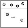 Below is a diagram representing a gas G in equilibrium,above a sample of water and dissolved in the water. If the pressure of the gas G is doubled,which diagram below best represents how the system will respond?