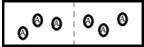 Below is a diagram representing two chambers containing solvent A,separated by a semipermeable membrane (a dashed line)which allows only solvent A to pass through. If a solute X is added to the chamber on the left,which diagram below best represents how the system will respond in order to reach a new equilibrium?