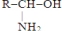 <strong>Which one of these choices is the general structural formula of an amino acid?</strong> A) B)R-CH<sub>2</sub>-NH<sub>2</sub> C) D)