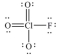 <strong>In the following Lewis structure for ClO<sub>3</sub>F,chlorine has a formal charge of ____ and an oxidation number of ____. </strong> A)7,7 B)7,-1 C)1,1 D)1,-1 E)1,7