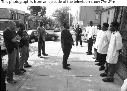 Which of the following represents a sociological interpretation of this photograph?